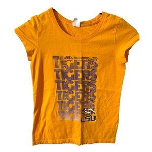 Hanes Kids Orange Tigers Graphic Tee - size medium